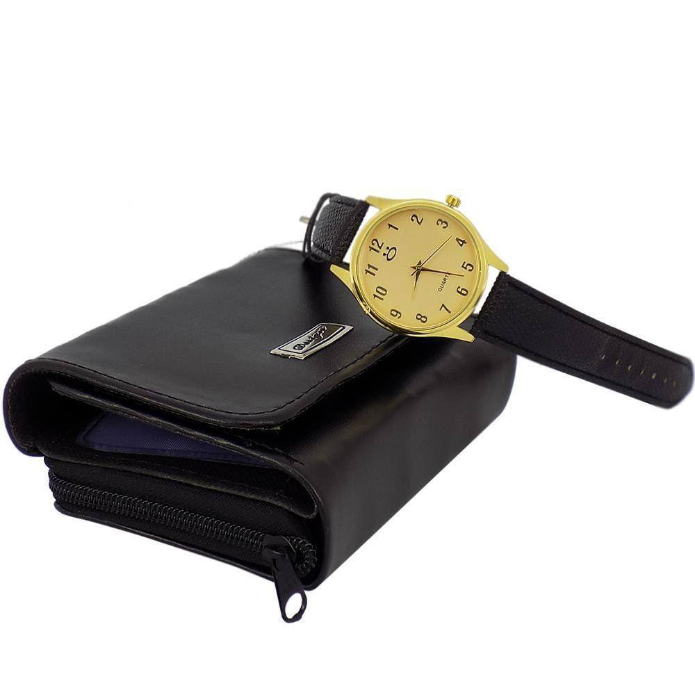 Relogio quartz feminino preto | Casas Bahia