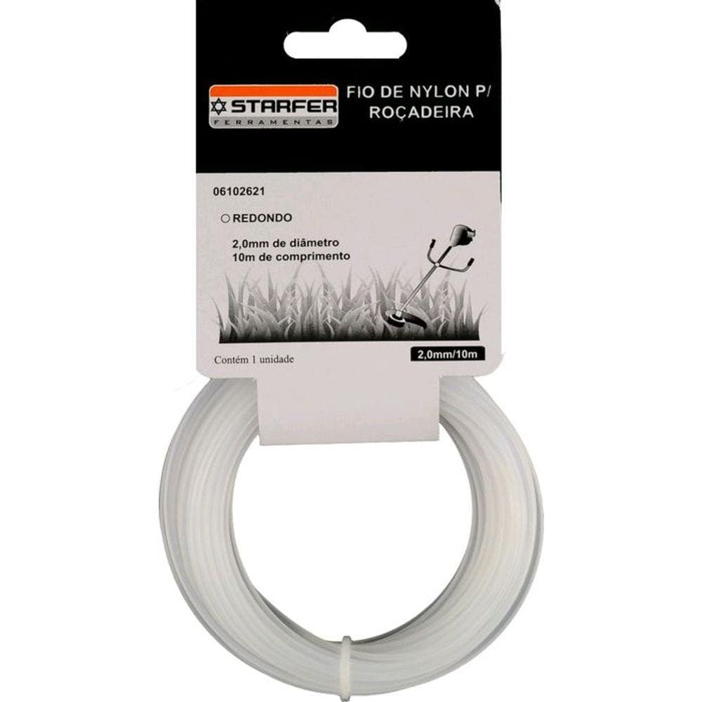 Fio Nylon 2.0 Mm 10 Metros Starfer