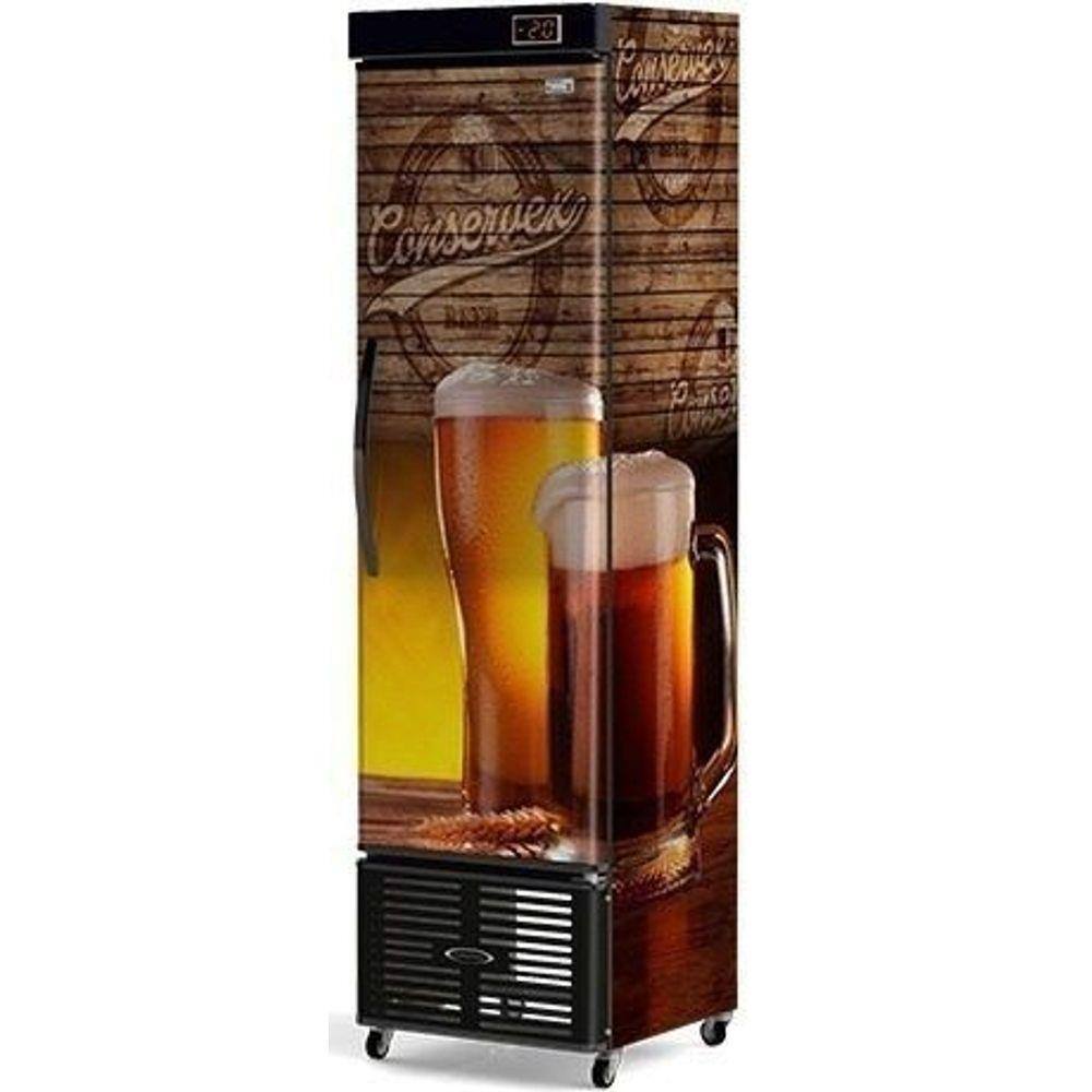 Geladeira/refrigerador 400 Litros 1 Porta Adesivado Pub - Conservex - 220v - Crv-400p