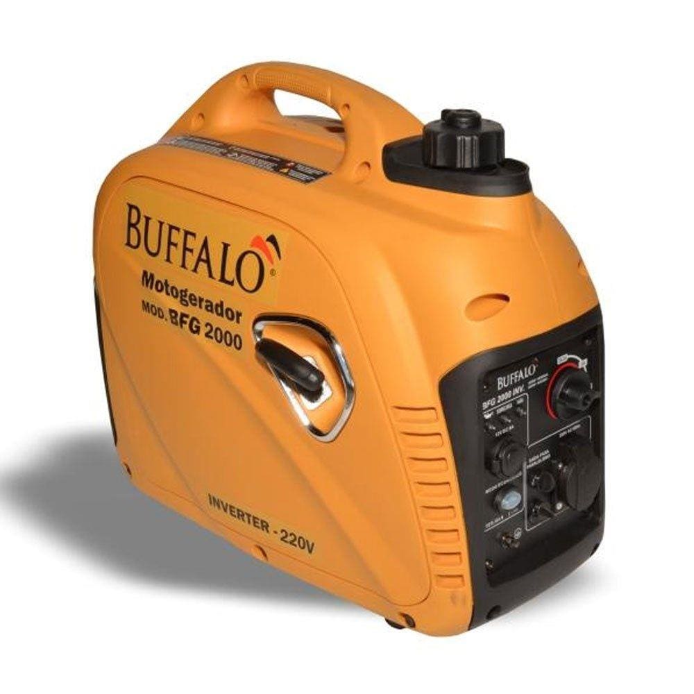 Gerador De Energia Inverter Buffalo Bfg 2000 2,2Kva Partida Manual Monofásico - 127V