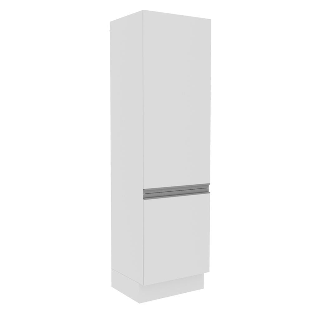 Paneleiro Madesa Acordes 100% MDF 60 cm - 2 Portas Branco Brilho