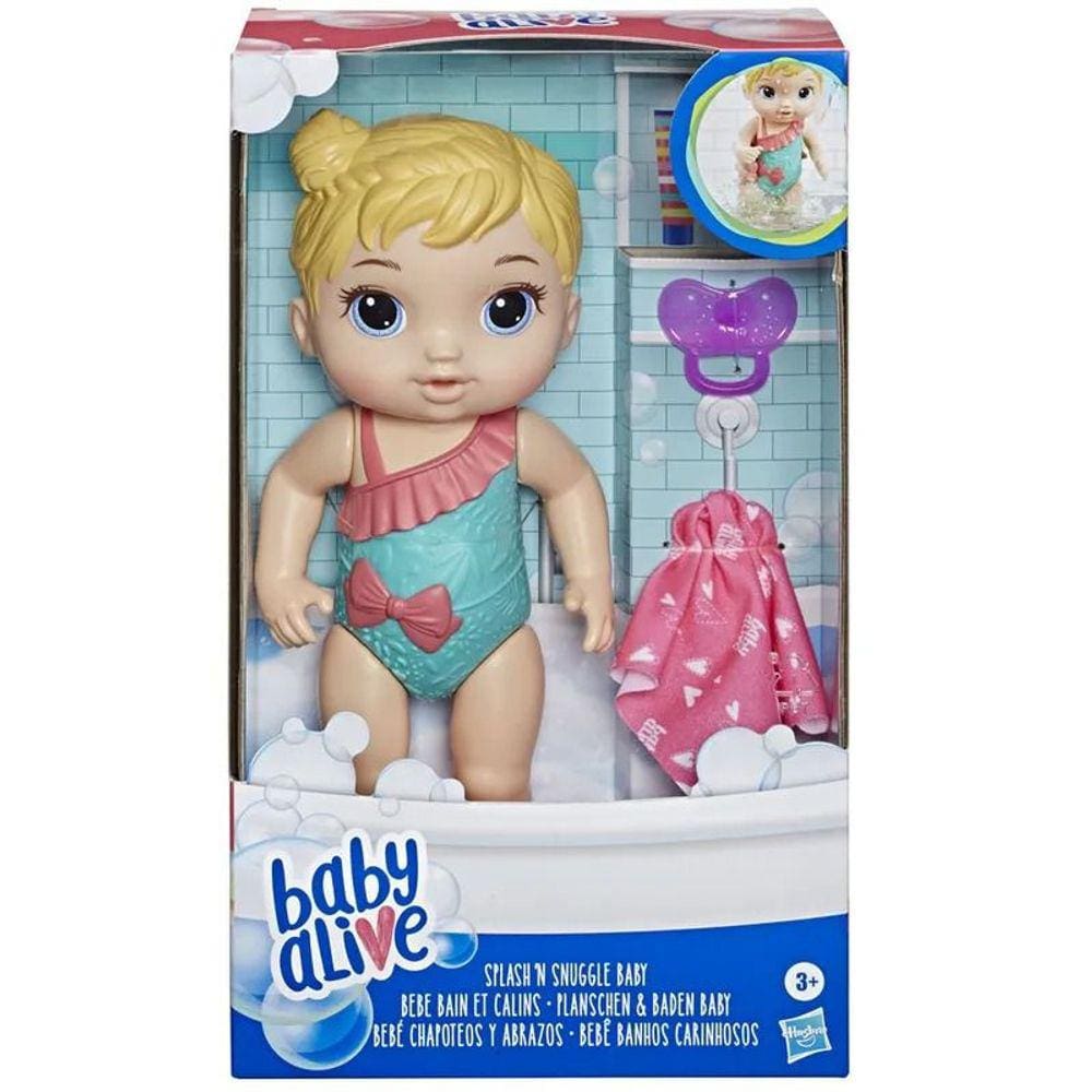 Boneca Baby Alive Glam SPA Dia de Princesa Loira F3564 – Hasbro - RioMar  Recife Online