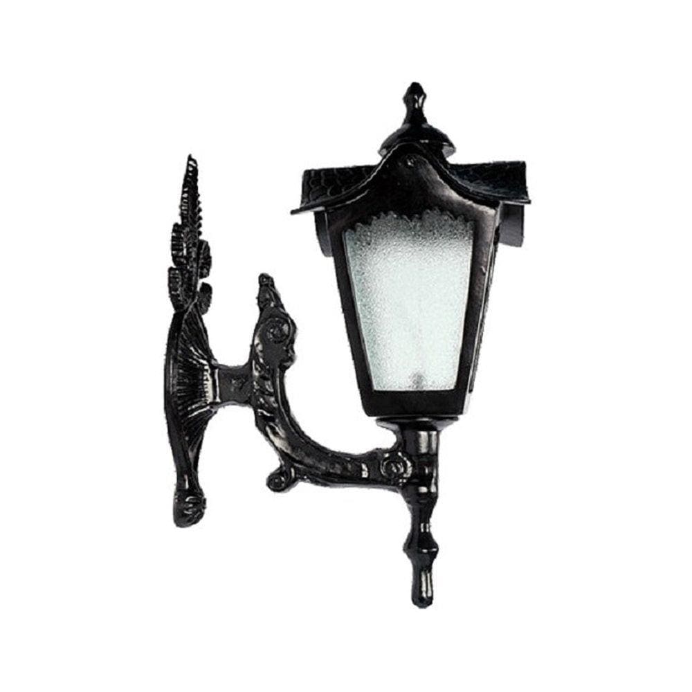 Luminária Colonial Madri Menor Com Braço em Alumínio 45cm