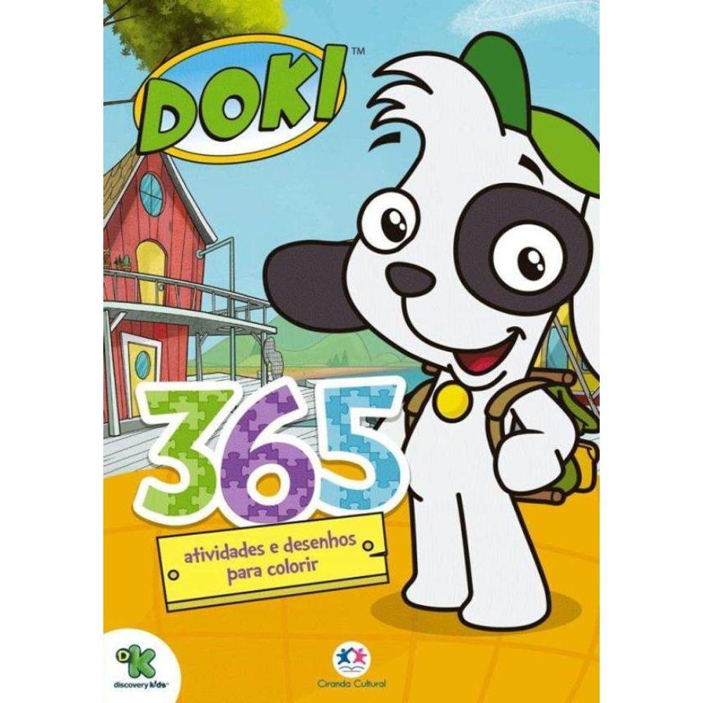 Doki - 365 Atividades E Desenhos Para Colorir | Casas Bahia