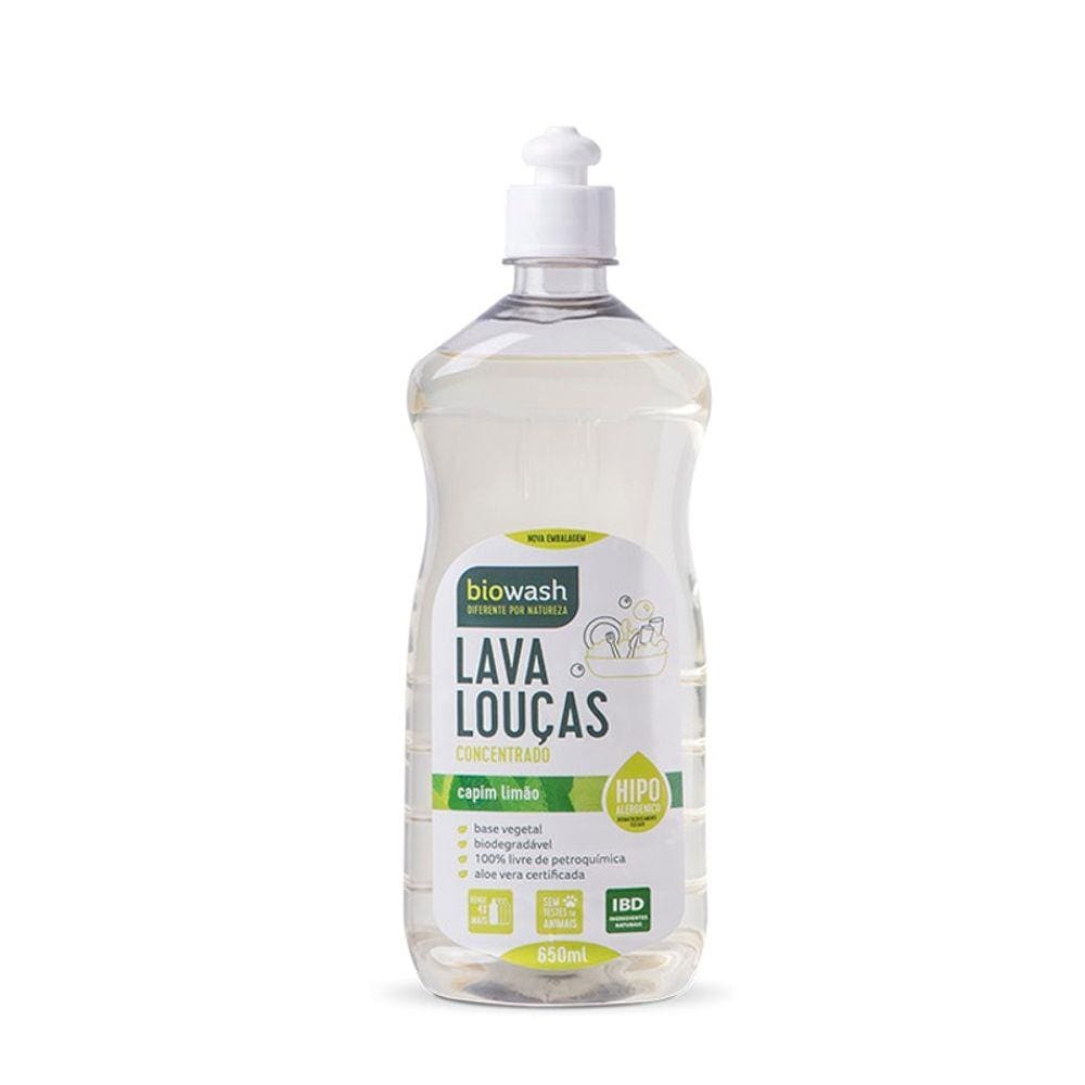 Biowash Lava Louças Capim Limão