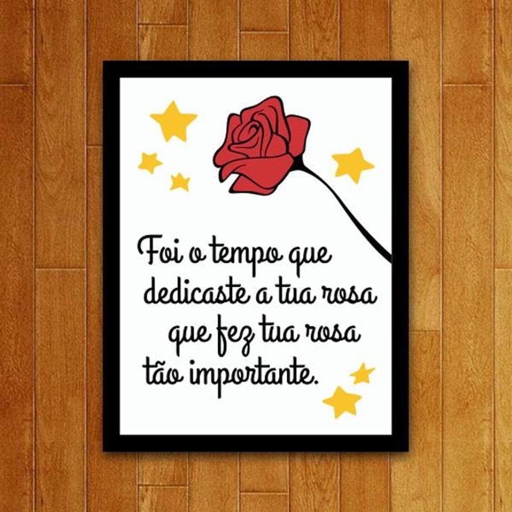 Frases do pequeno principe sobre a rosa | Casas Bahia