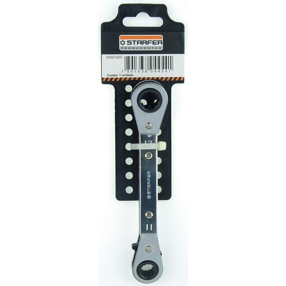Chave Estrela Catraca Starfer 14x15mm