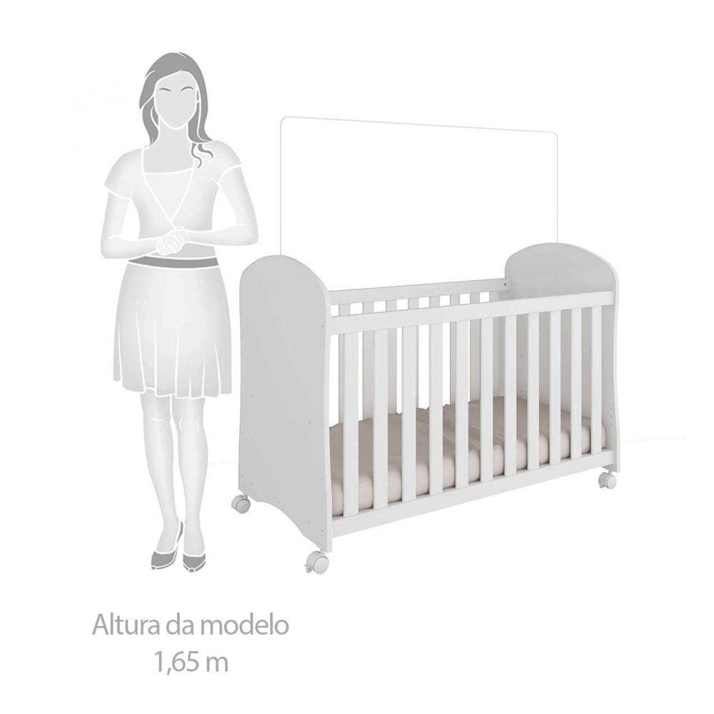 Berço Infantil Mini Cama Smim Móveis Peroba Branco | Casas Bahia