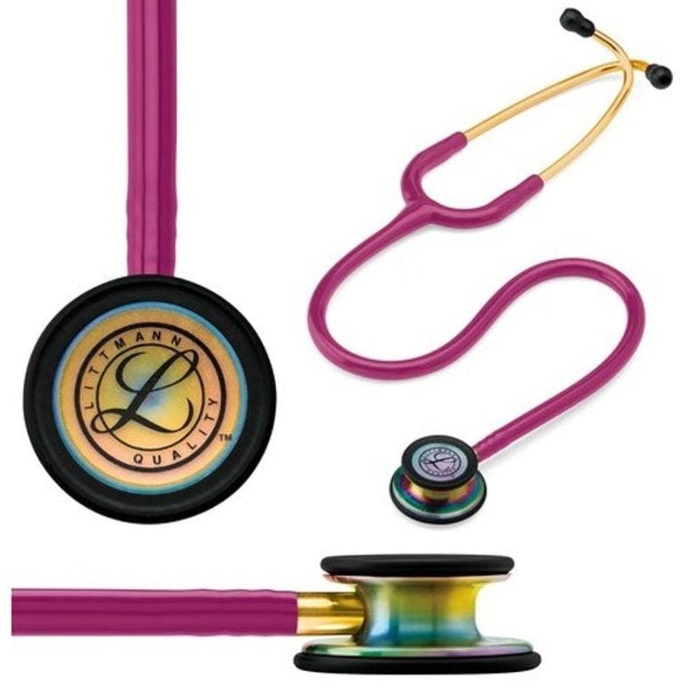 M Littmann Classic Iii Stethoscope Raspberry Rainbow M Littmann Stethoscopes