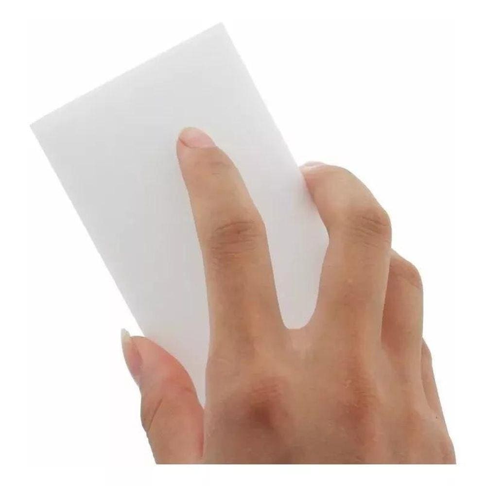 Kit 20 Esponja Mágica Bucha Branca Buxa Tira Mancha Esfrega