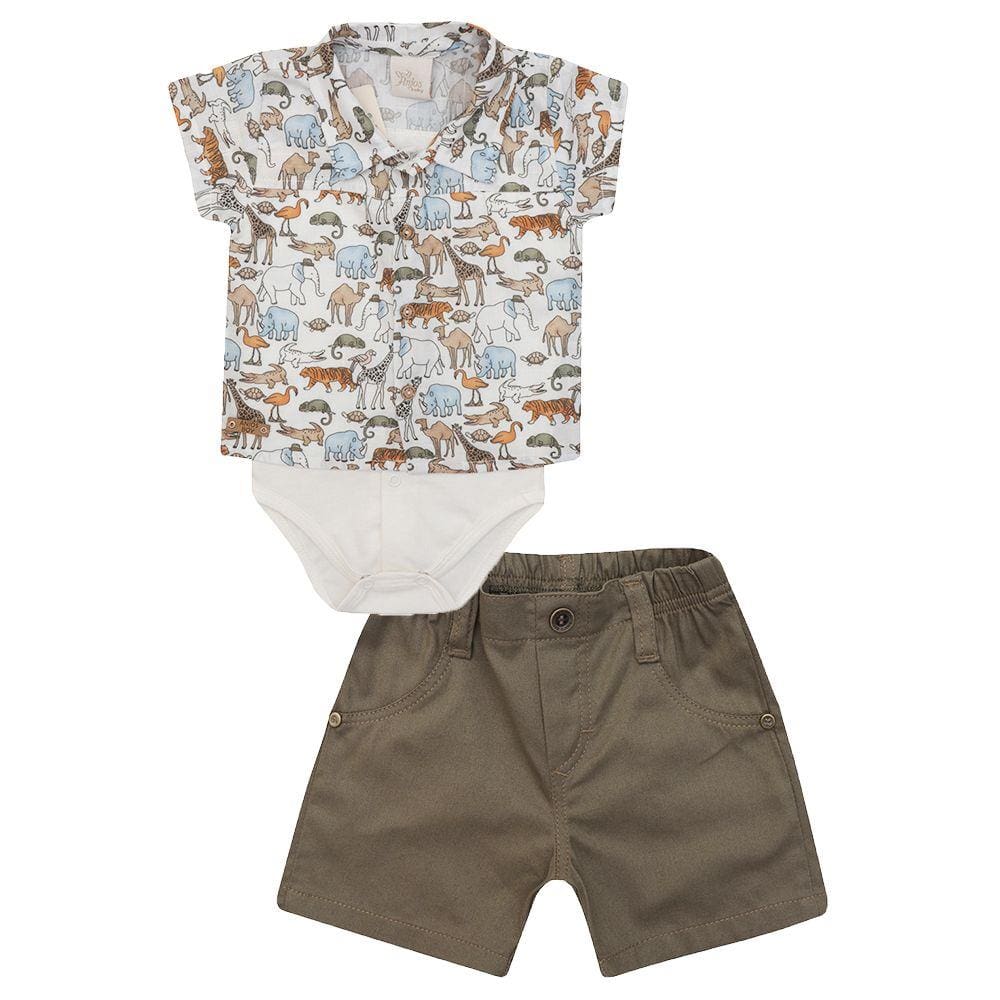 camisa bebe safari