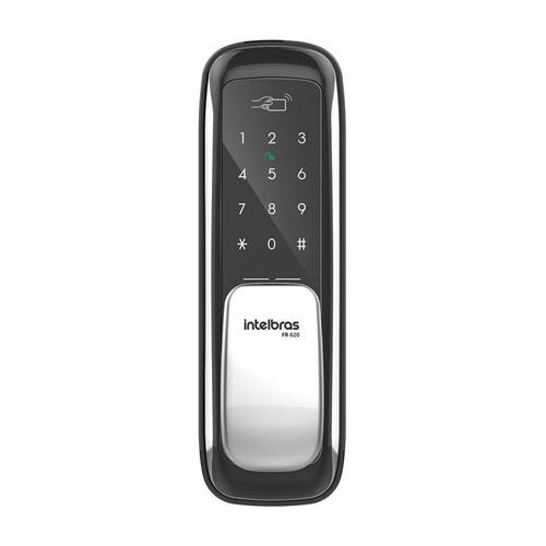 Fechadura Digital Push E Pull Intelbras FR 620 Perolado E Preto Menor preço em Fechadura Digital Push E Pull Intelbras FR 620 Perolado E Preto