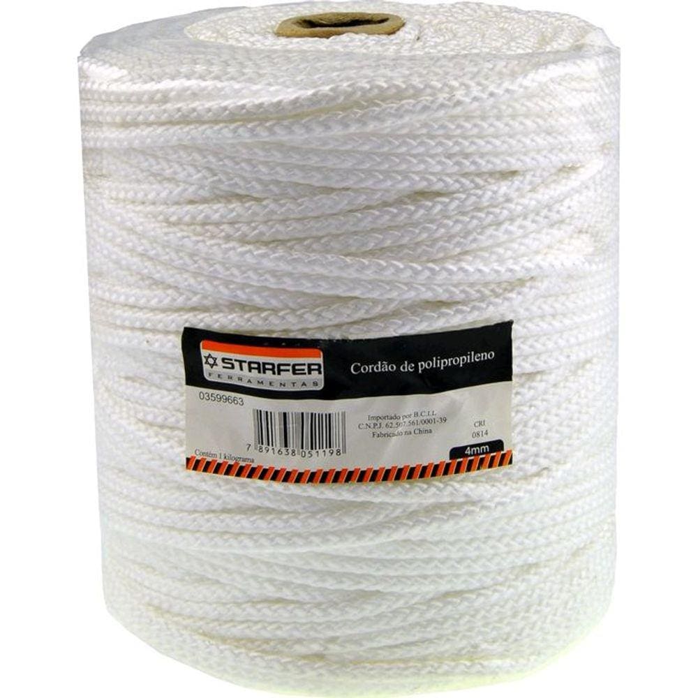 Cordão Polipropileno Starfer 4mm 1kg