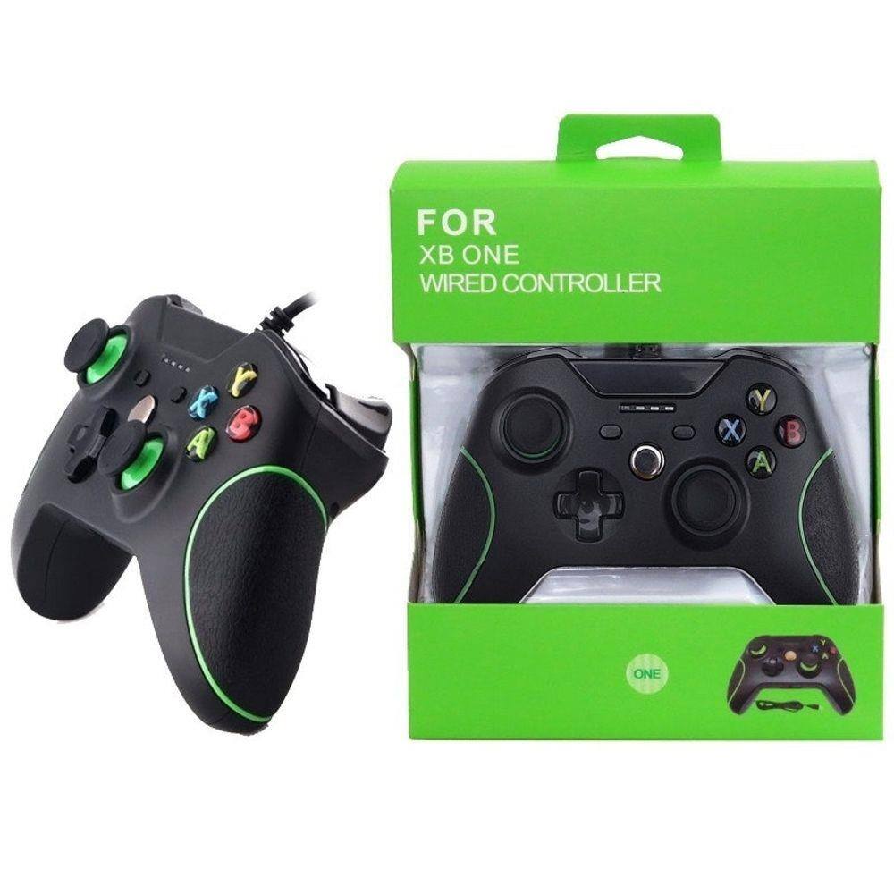 Controle Xbox 360 Pc Notebook Celular Com Fio Joystick - Single