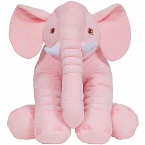 Almofada Elefante Gigante Rosa Buba