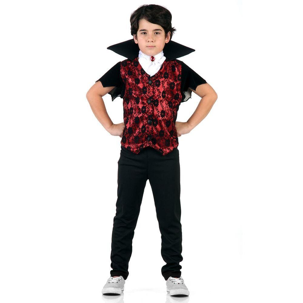 Fantasia Infantil Halloween Vampiro - Arrasaplay