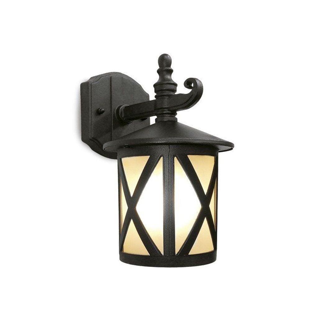 Arandela Colonial Luxo Vidro 1E27 18X28Cm