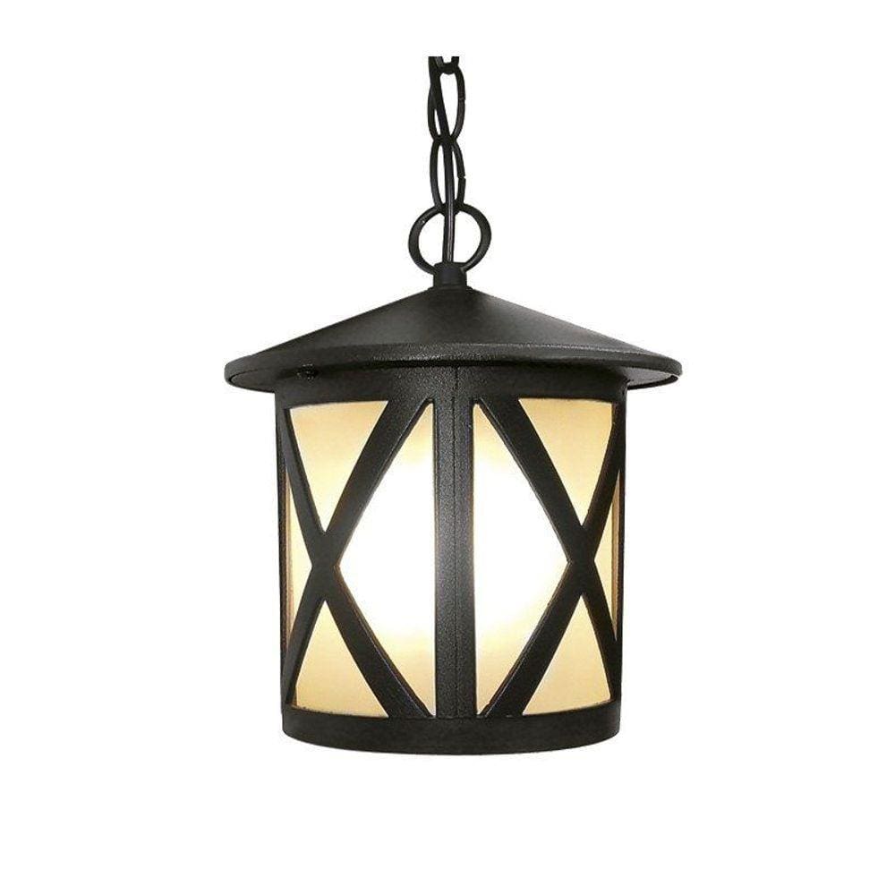 Pendente Colonial Luxo Vidro 1E27 16X24Cm
