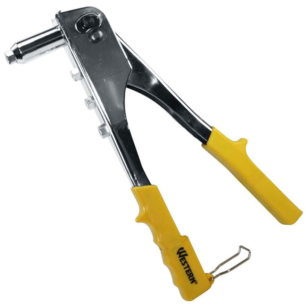 Alicate Rebitador Manual Com 4 Pontas Cromado 729 Western