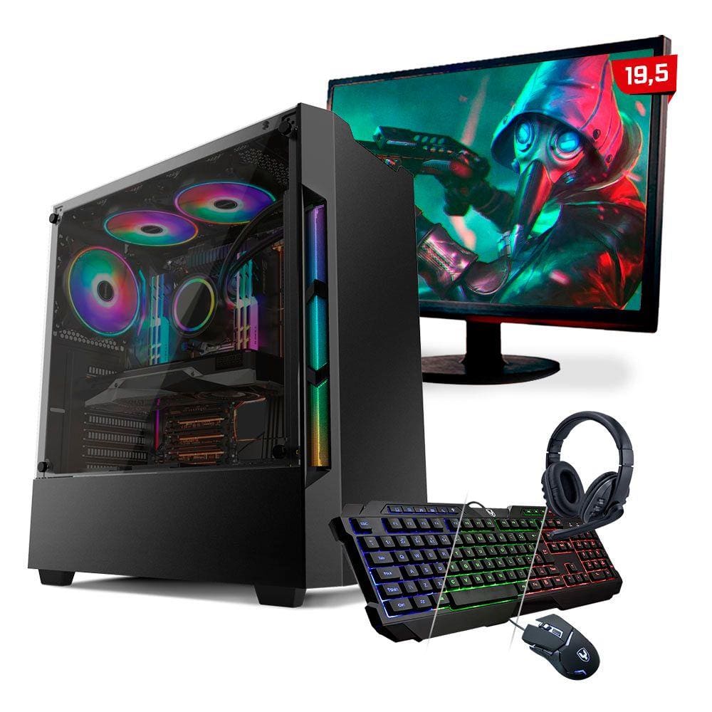 Kit gamer de pc barato  Black Friday Casas Bahia