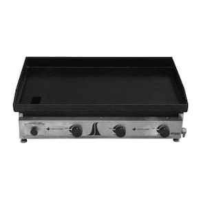 Chapa A Gás Com Gaveta Coletora Venâncio C80 3 Queimadores Inox