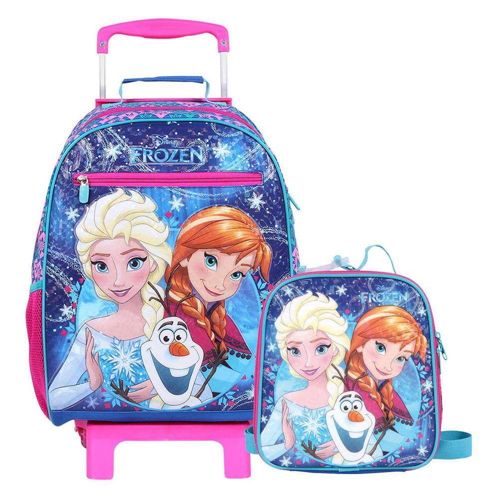 Mochila de rodinha com lancheira frozen | Casas Bahia
