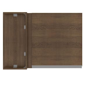 Armário Aéreo de Canto Glamy 1 Porta Rustic Madesa