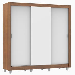 Guarda Roupa Casal Mônaco 3 Portas de CorrerMadesa