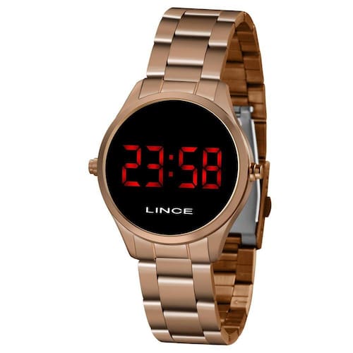 Relogio Lince Feminino Digital Led Mdr4618L Vxrx Rose Preto é boa?