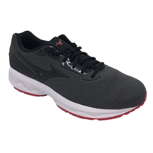 Tênis Mizuno Space - Masculino - Grafite/Vermelho Menor preço em Tênis Mizuno Space - Masculino - Grafite/Vermelho