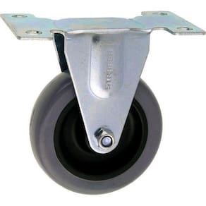 Rodízio Placa Fixa 4 Pol. (100Mm) Para Aparafusar Starfer