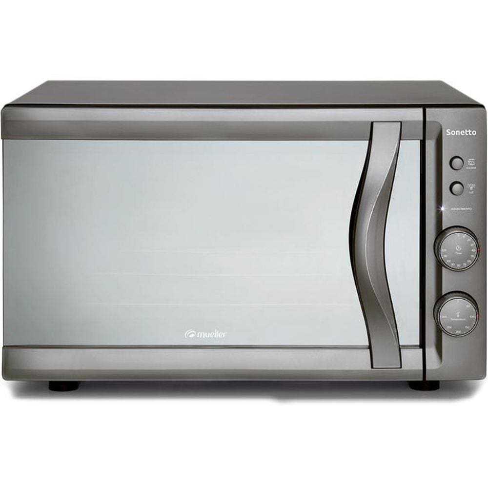 Forno Elétrico Mueller Sonetto 44 Litros, Total Clean, Espelhado – 110 Volts
