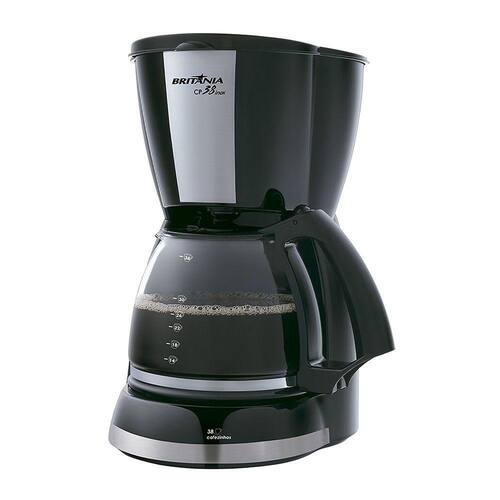 Cafeteira Elétrica Inox Preto Britânia 127V CP38 Menor preço em Cafeteira Elétrica Inox Preto Britânia 127V CP38