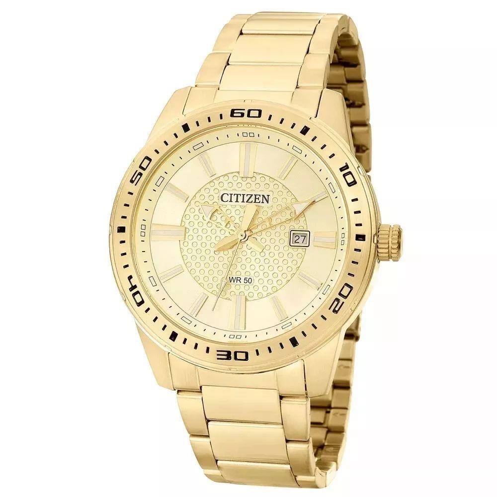Relogio citizen dourado | Casas Bahia