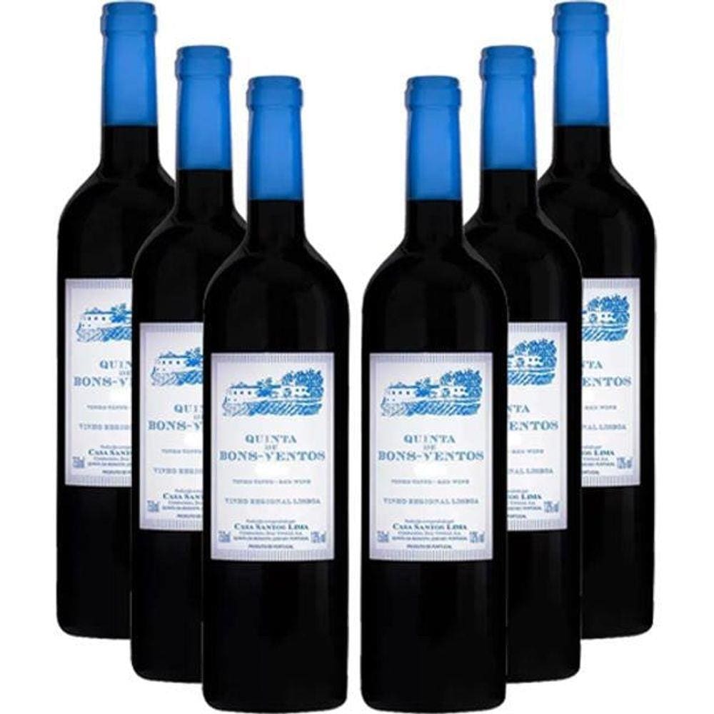 Kit 6 Quinata De Bons Ventos 750 Ml