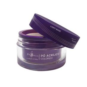 Pó Acrilico Piubella Unhas De Porcelana Light Nude 25G