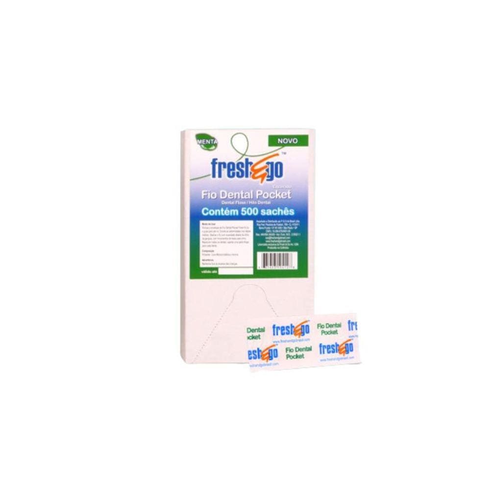 Fio Dental Fresh & Go Pocket - 500 Sachês
