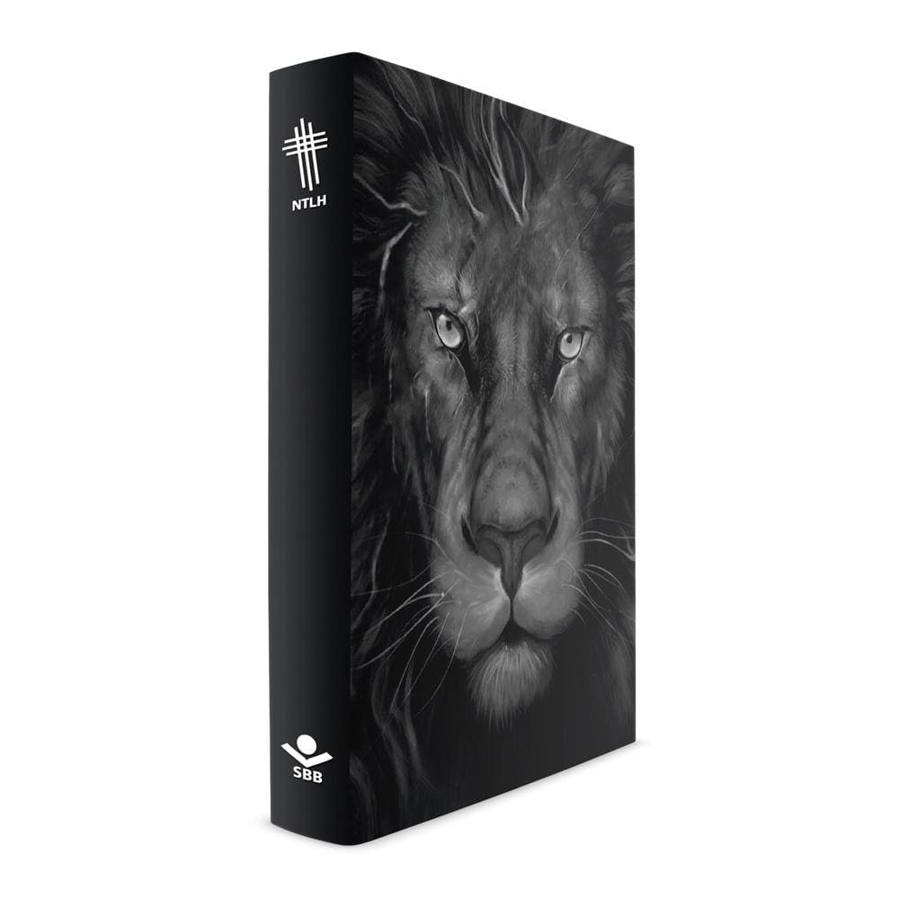 Livro - Bíblia do Leão Grafite - Capa Dura Luxo - NTLH