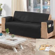 Protetor de Sofá Housen Impermeável 2 Lugares Preto