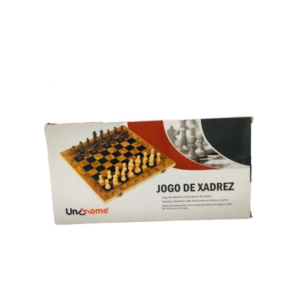 Jogo De Xadrez Em Madeira