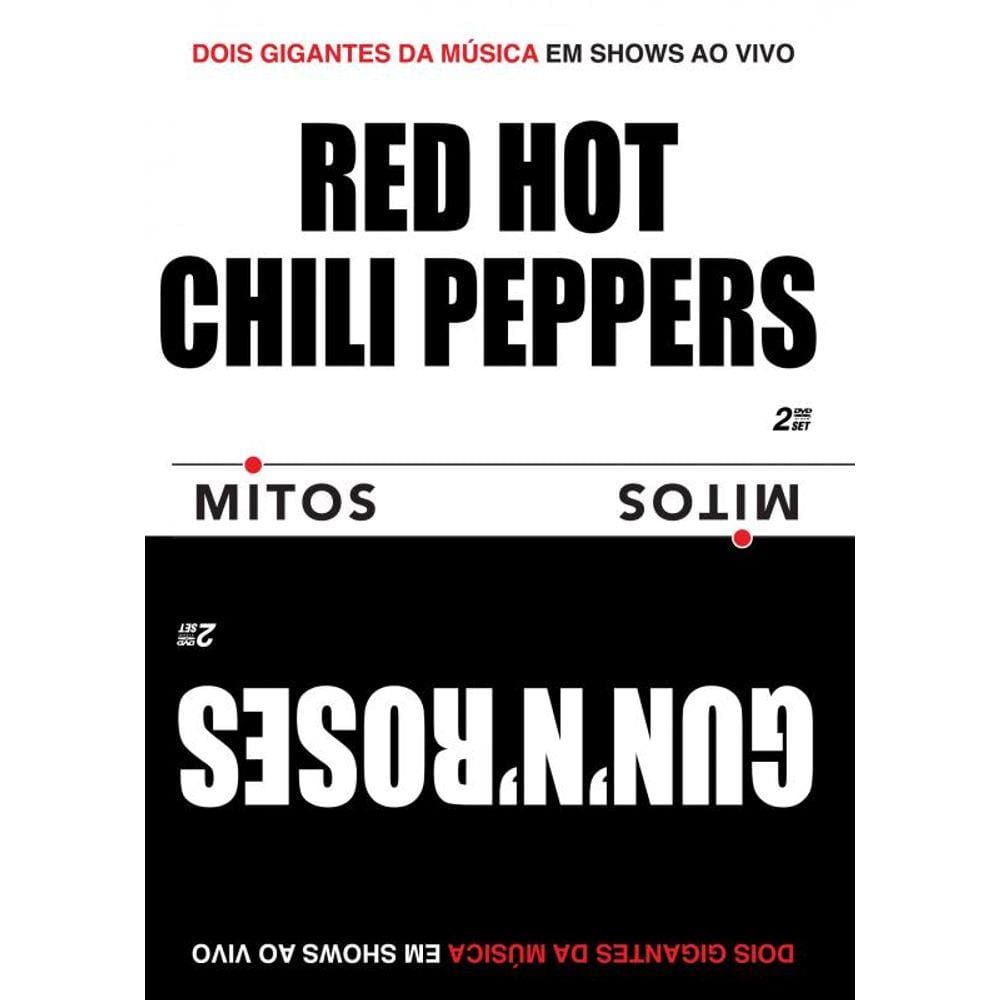 Dvd Red Hot Chili Peppers & Guns n Roses - Mitos (duplo)