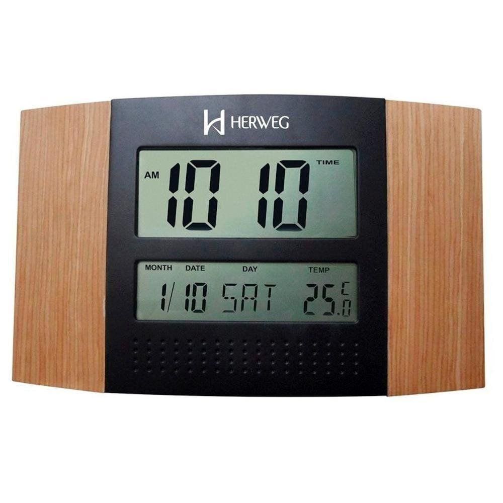 Relógio De Parede Digital Herweg