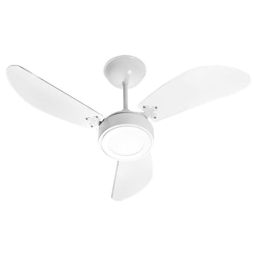 Ventilador de Teto Venti-Delta New Light Led com 3 Pás Branco