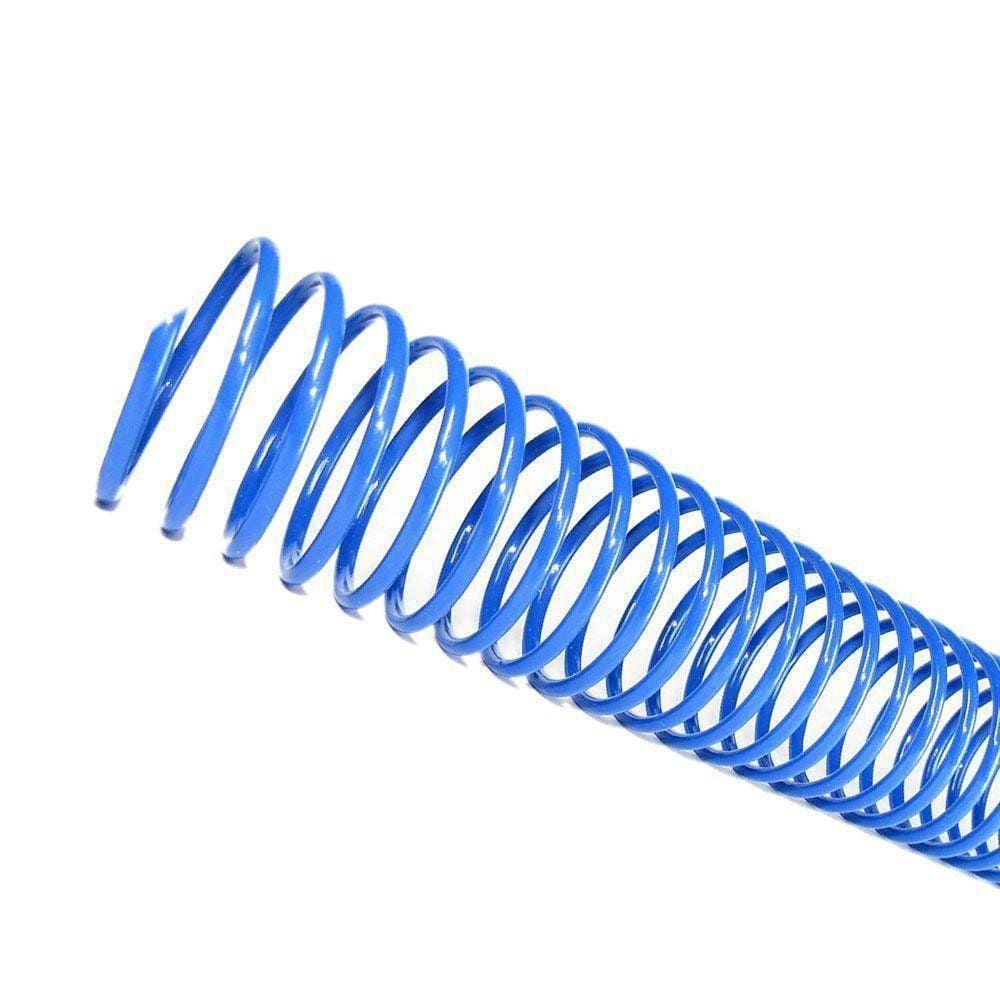 Kit Espiral Para Encadernação Azul 14 Mm 85 Folhas 100Un