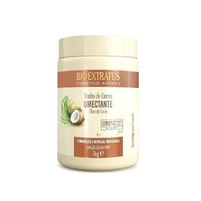 Banho De Creme Umectante Óleo De Coco Bio Extratus 1Kg