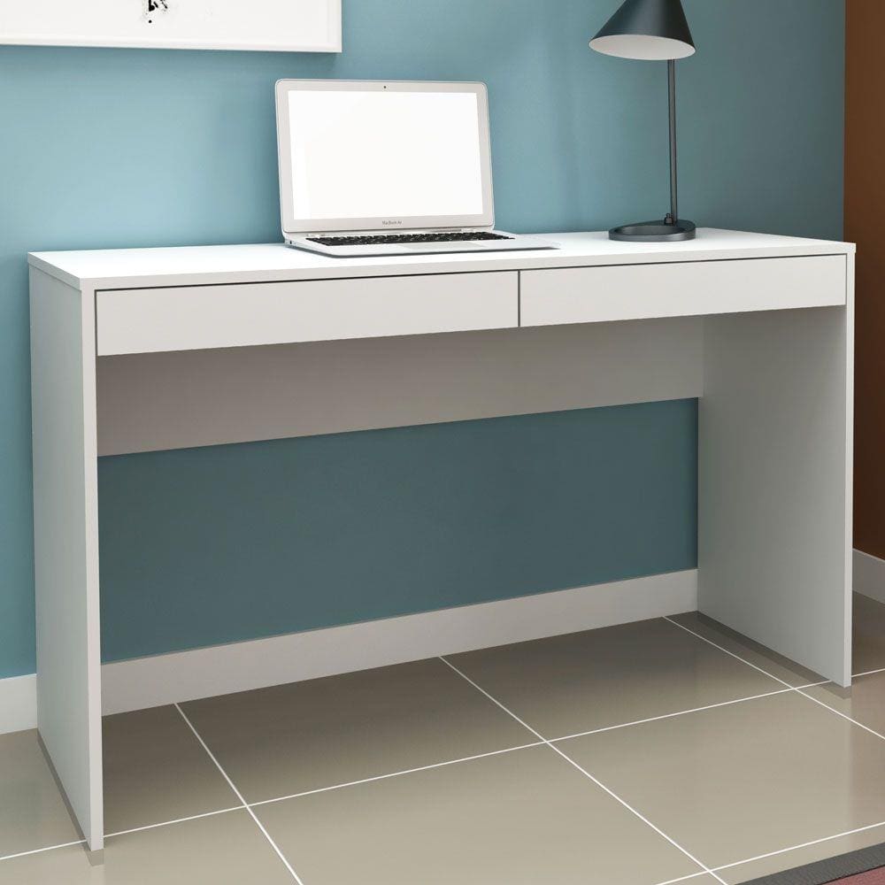Mesa Para Computador 2 Gavetas Ho-2932 Branco - Hecol