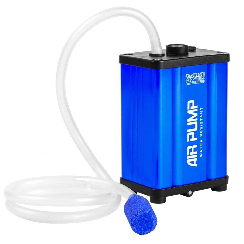 Aerador Oxigenador em Alumínio Para Isca Viva Air Pump Marine Sports
