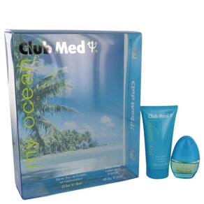Perfume Feminino Club Med My Ocean Cx.Presentes Coty Coty Mini EDT + ML Loção Corporal