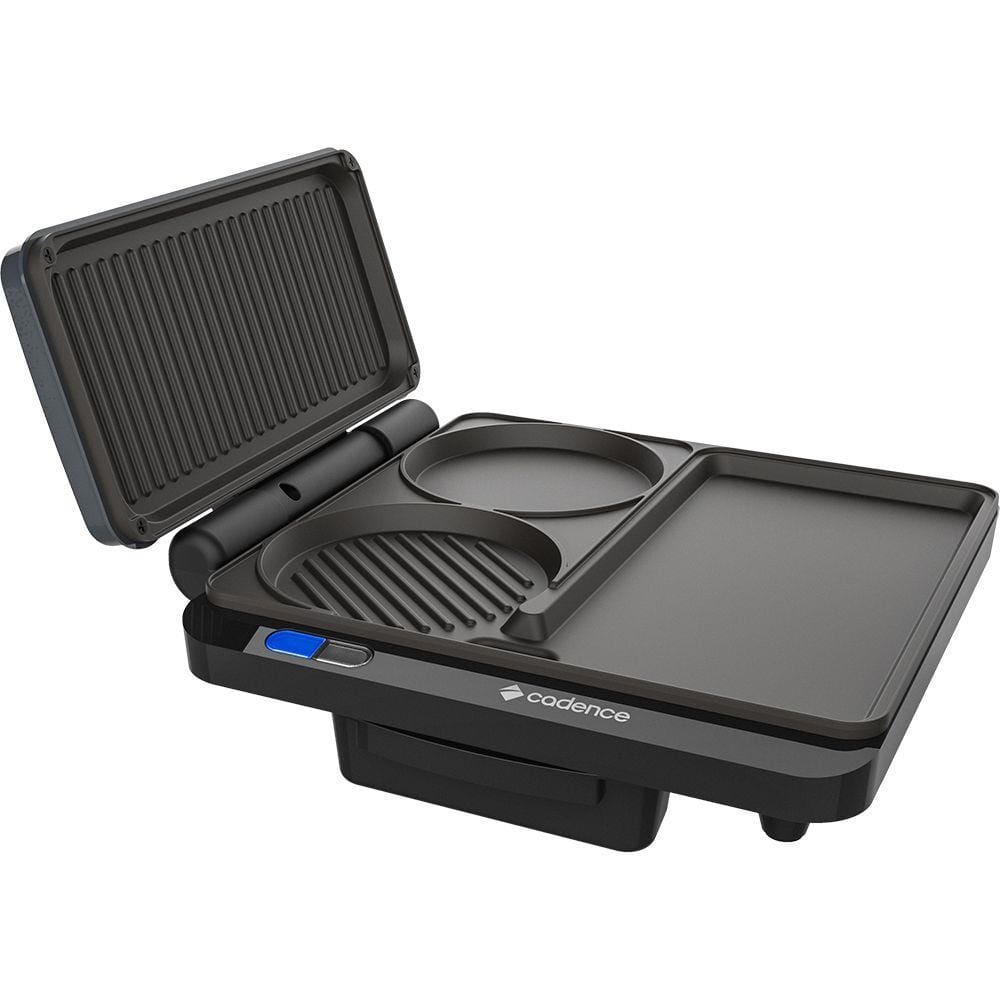 Grill Cadence Burguer 3 em 1 Preto 220v Grl510 em oferta você