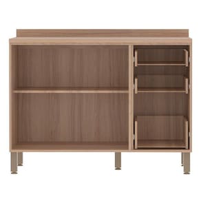 Balcão Luciane Yara 2 Portas 3 Gavetas sem Tampo 120 cm